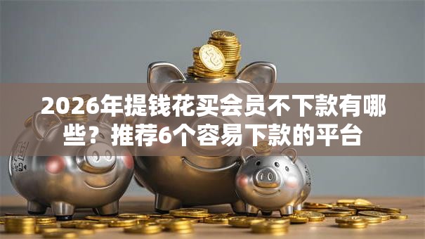 2026年提钱花买会员不下款有哪些？推荐6个容易下款的平台