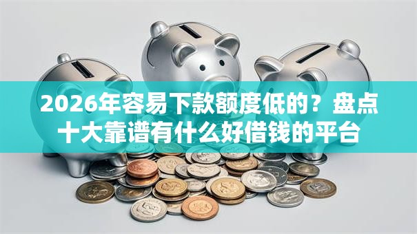 2026年容易下款额度低的？盘点十大靠谱有什么好借钱的平台