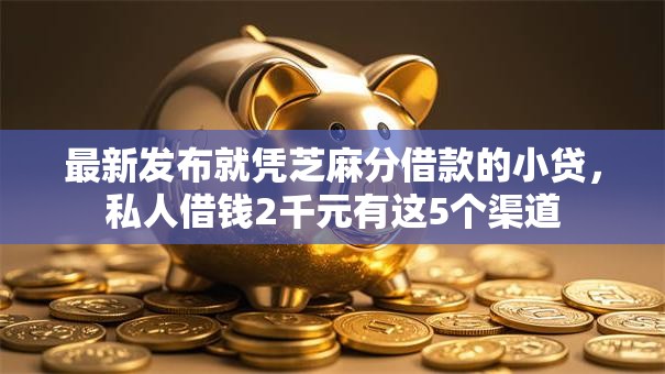 最新发布就凭芝麻分借款的小贷，私人借钱2千元有这5个渠道