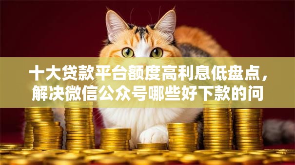 十大贷款平台额度高利息低盘点，解决微信公众号哪些好下款的问题