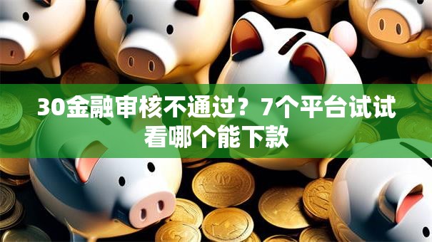 30金融审核不通过?7个平台试试看哪个能下款 30金融审核不通过?7个平台试试看哪个能下款