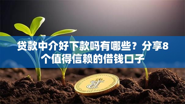 贷款中介好下款吗有哪些？分享8个值得信赖的借钱口子