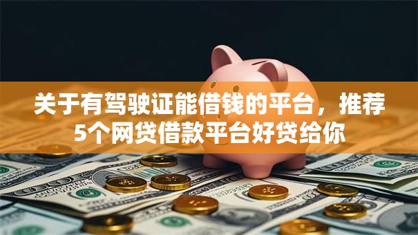 关于有驾驶证能借钱的平台，推荐5个网贷借款平台好贷给你