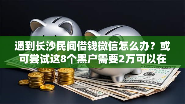 遇到长沙民间借钱微信怎么办？或可尝试这8个黑户需要2万可以在借款平台借款