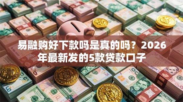 易融购好下款吗是真的吗？2026年最新发的5款贷款口子