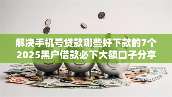 解决手机号贷款哪些好下款的7个2025黑户借款必下大额口子分享