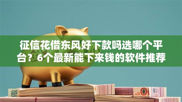 征信花借东风好下款吗选哪个平台？6个最新能下来钱的软件推荐