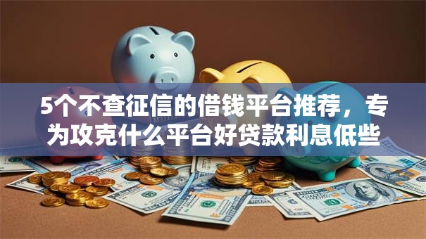 5个不查征信的借钱平台推荐，专为攻克什么平台好贷款利息低些难题