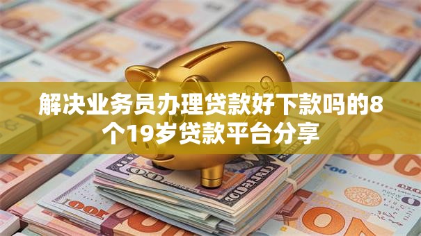 解决业务员办理贷款好下款吗的8个19岁贷款平台分享