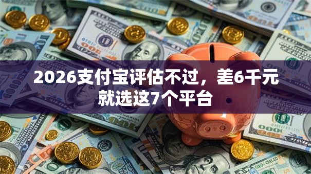 2026支付宝评估不过，差6千元就选这7个平台
