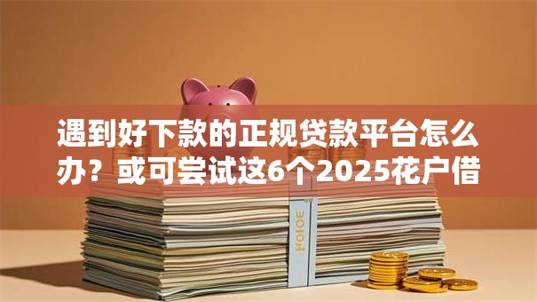 遇到好下款的正规贷款平台怎么办？或可尝试这6个2025花户借钱的平台100%能借到
