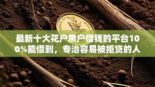 最新十大花户黑户借钱的平台100%能借到，专治容易被拒贷的人群