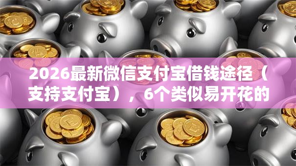 2026最新微信支付宝借钱途径（支持支付宝），6个类似易开花的贷款平台无私分享