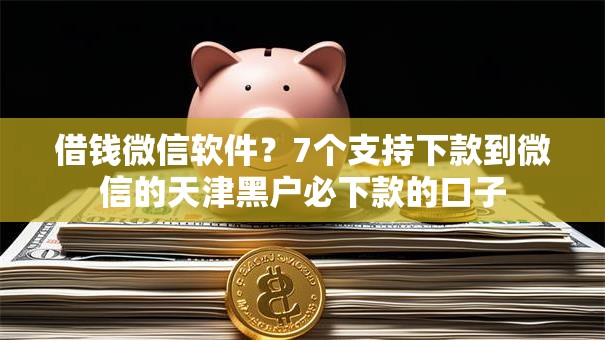 借钱微信软件？7个支持下款到微信的天津黑户必下款的口子
