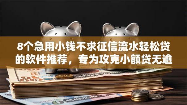 8个急用小钱不求征信流水轻松贷的软件推荐，专为攻克小额贷无逾期征信有什么不良记录吗难题