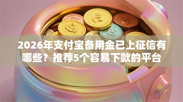 2026年支付宝备用金已上征信有哪些？推荐5个容易下款的平台