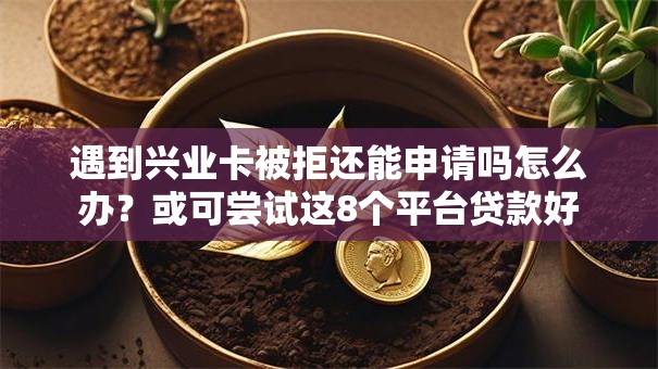 遇到兴业卡被拒还能申请吗怎么办？或可尝试这8个平台贷款好