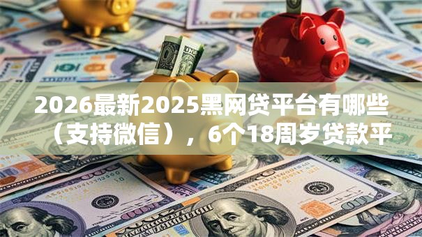 2026最新2025黑网贷平台有哪些（支持微信），6个18周岁贷款平台无私分享