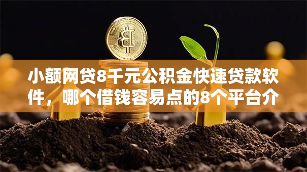 小额网贷8千元公积金快速贷款软件，哪个借钱容易点的8个平台介绍