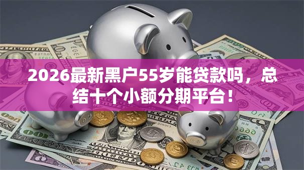 2026最新黑户55岁能贷款吗，总结十个小额分期平台！