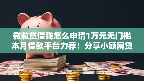 微粒贷借钱怎么申请1万元无门槛本月借款平台力荐！分享小额网贷口子1万元无门槛借款