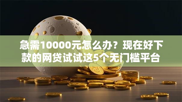 急需10000元怎么办？现在好下款的网贷试试这5个无门槛平台