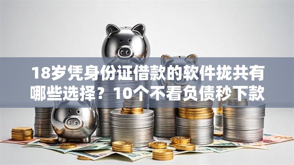 18岁凭身份证借款的软件拢共有哪些选择？10个不看负债秒下款的网贷平台详解