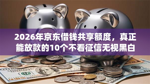 2026年京东借钱共享额度，真正能放款的10个不看征信无视黑白百分百下款网贷app推荐
