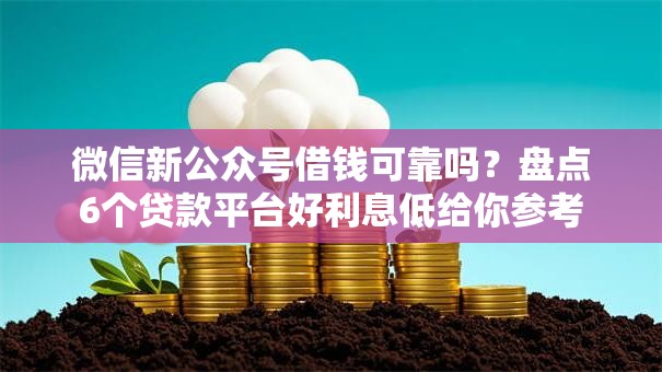 微信新公众号借钱可靠吗?盘点6个贷款平台好利息低给你参考 微信新公众号借钱可靠吗?盘点6个贷款平台好利息低给你参考
