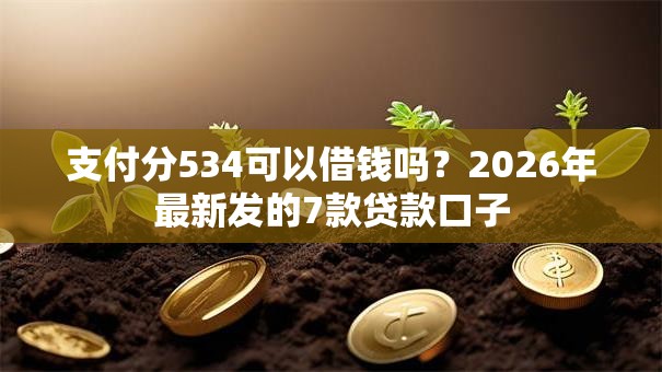 支付分534可以借钱吗?2026年最新发的7款贷款口子 支付分534可以借钱吗?2026年最新发的7款贷款口子