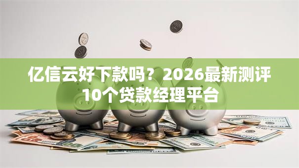 亿信云好下款吗？2026最新测评10个贷款经理平台