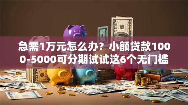急需1万元怎么办？小额贷款1000-5000可分期试试这6个无门槛平台