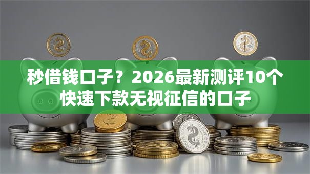 秒借钱口子？2026最新测评10个快速下款无视征信的口子
