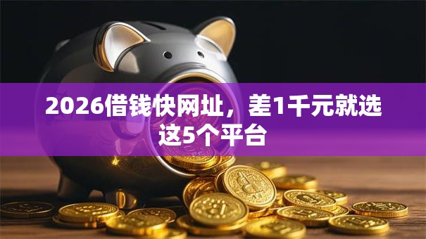 2026借钱快网址，差1千元就选这5个平台