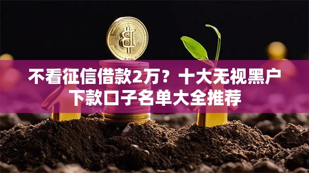 不看征信借款2万?十大无视黑户下款口子名单大全推荐 不看征信借款2万?十大无视黑户下款口子名单大全推荐