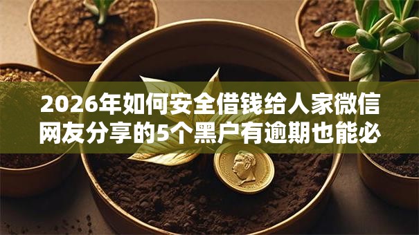 2026年如何安全借钱给人家微信网友分享的5个黑户有逾期也能必过的口子我觉得不错! 2026年如何安全借钱给人家微信网友分享的5个黑户有逾期也能必过的口子我觉得不错!