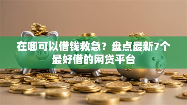 在哪可以借钱救急？盘点最新7个最好借的网贷平台