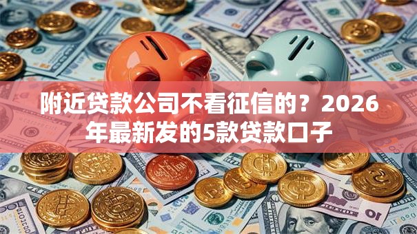 附近贷款公司不看征信的？2026年最新发的5款贷款口子