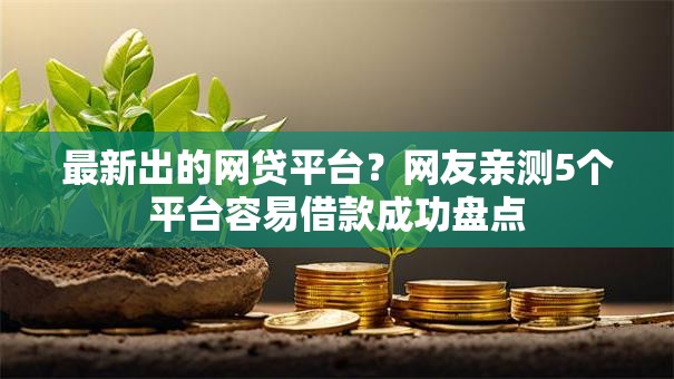 最新出的网贷平台？网友亲测5个平台容易借款成功盘点