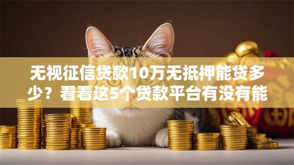 无视征信贷款10万无抵押能贷多少?看看这5个贷款平台有没有能下款的 无视征信贷款10万无抵押能贷多少?看看这5个贷款平台有没有能下款的