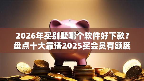 2026年买别墅哪个软件好下款?盘点十大靠谱2025买会员有额度的口子 2026年买别墅哪个软件好下款?盘点十大靠谱2025买会员有额度的口子