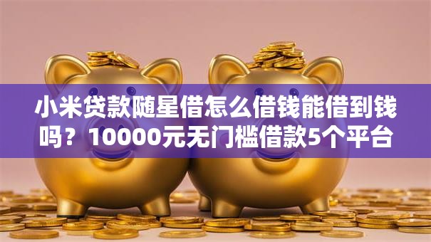 小米贷款随星借怎么借钱能借到钱吗?10000元无门槛借款5个平台推荐 小米贷款随星借怎么借钱能借到钱吗?10000元无门槛借款5个平台推荐