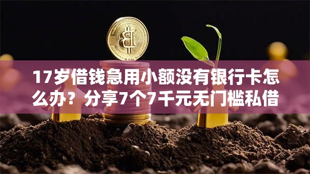 17岁借钱急用小额没有银行卡怎么办？分享7个7千元无门槛私借平台