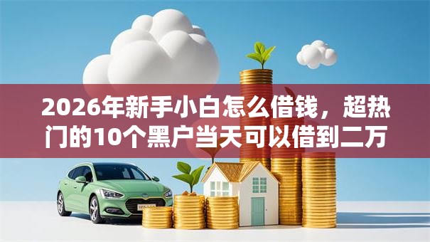 2026年新手小白怎么借钱，超热门的10个黑户当天可以借到二万的平台推荐