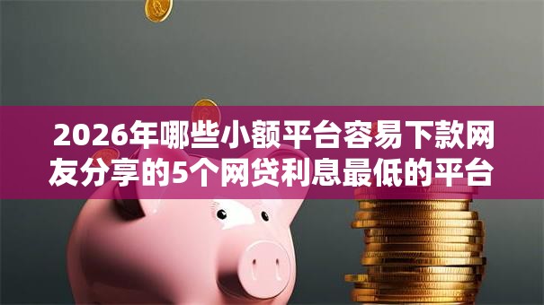 2026年哪些小额平台容易下款网友分享的5个网贷利息最低的平台我觉得不错！