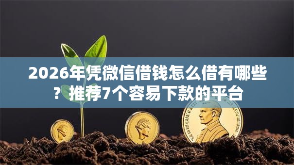 2026年凭微信借钱怎么借有哪些？推荐7个容易下款的平台