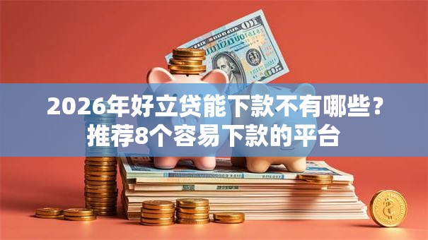 2026年好立贷能下款不有哪些？推荐8个容易下款的平台