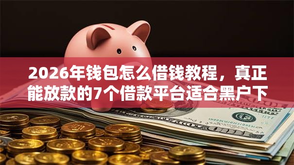 2026年钱包怎么借钱教程，真正能放款的7个借款平台适合黑户下款推荐