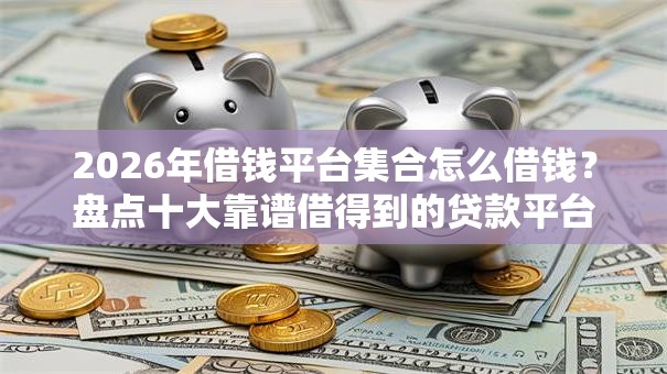 2026年借钱平台集合怎么借钱？盘点十大靠谱借得到的贷款平台