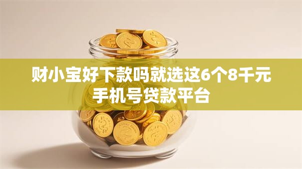 财小宝好下款吗就选这6个8千元手机号贷款平台